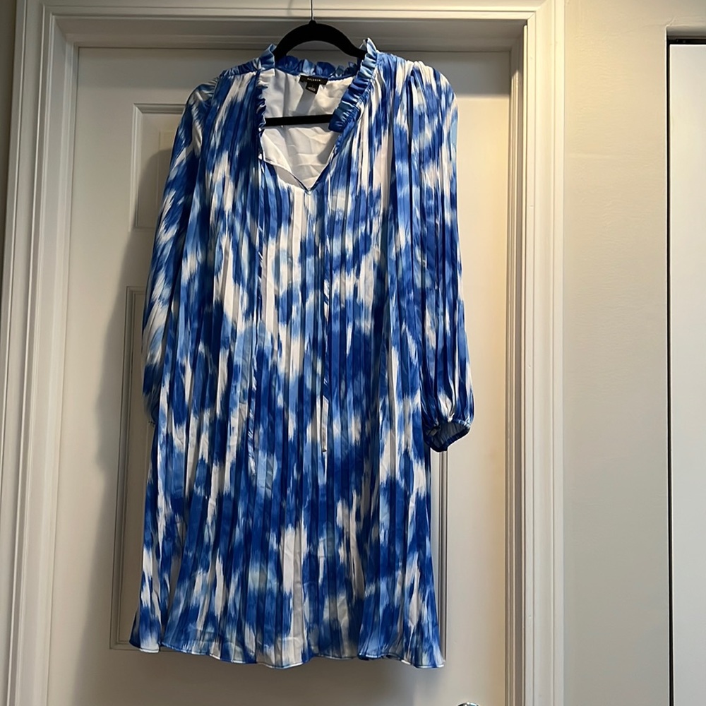 Pleated Swing Dress